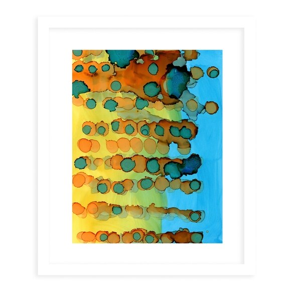 LEVEL SIX White Framed Giclee Print By Olivia St. Claire