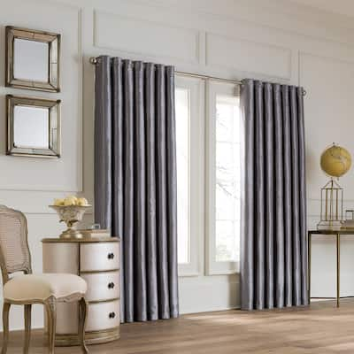 Lustre Solid Double-Width Grommet Window Panel