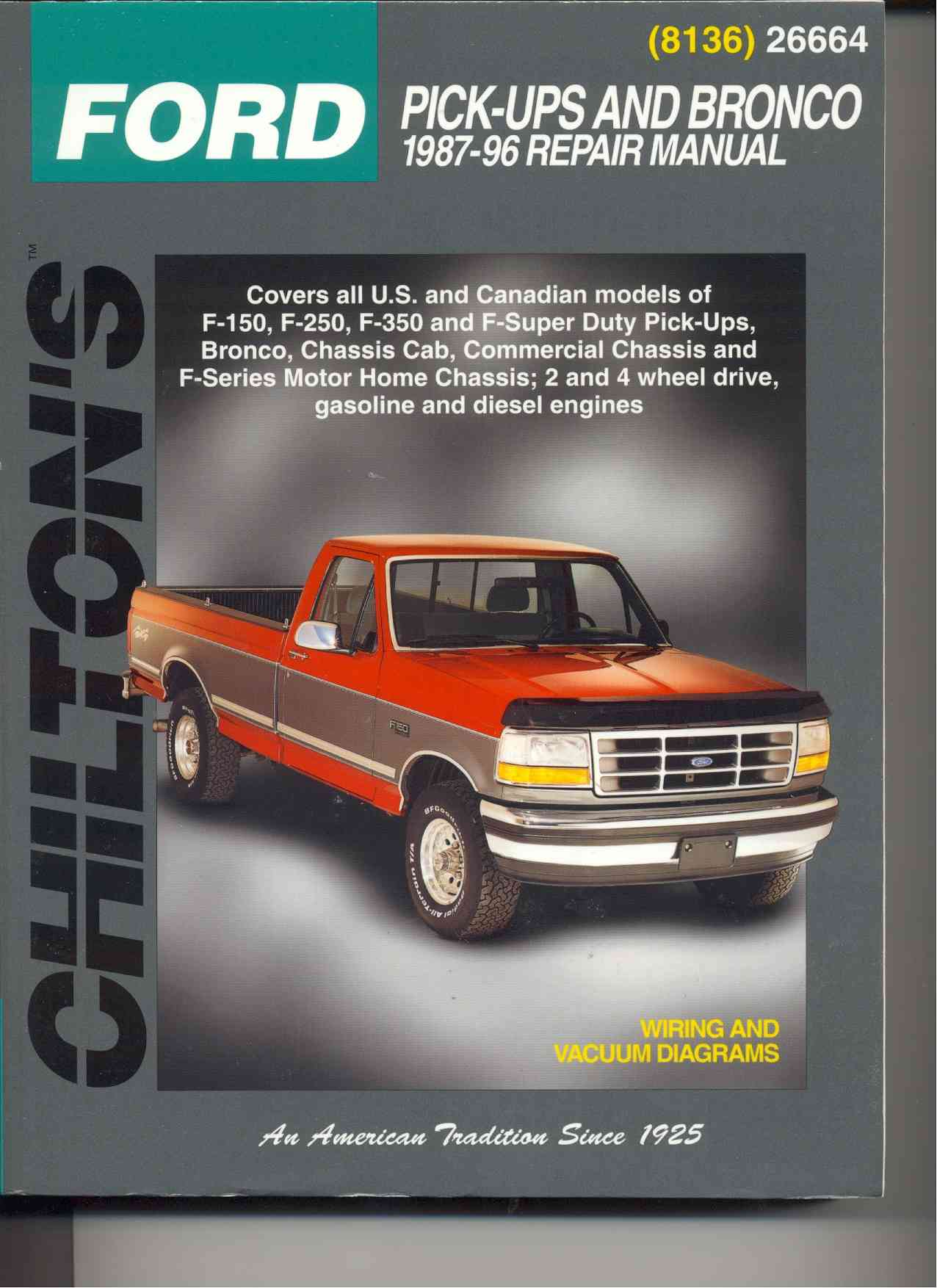 Ford bronco chilton manual #5