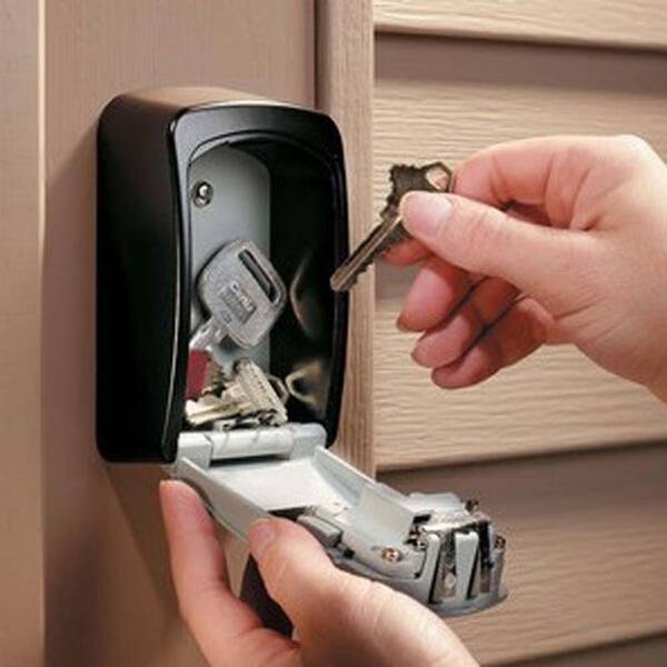 Security Smart Portable Password Steel Wall Mount Key Safe Box