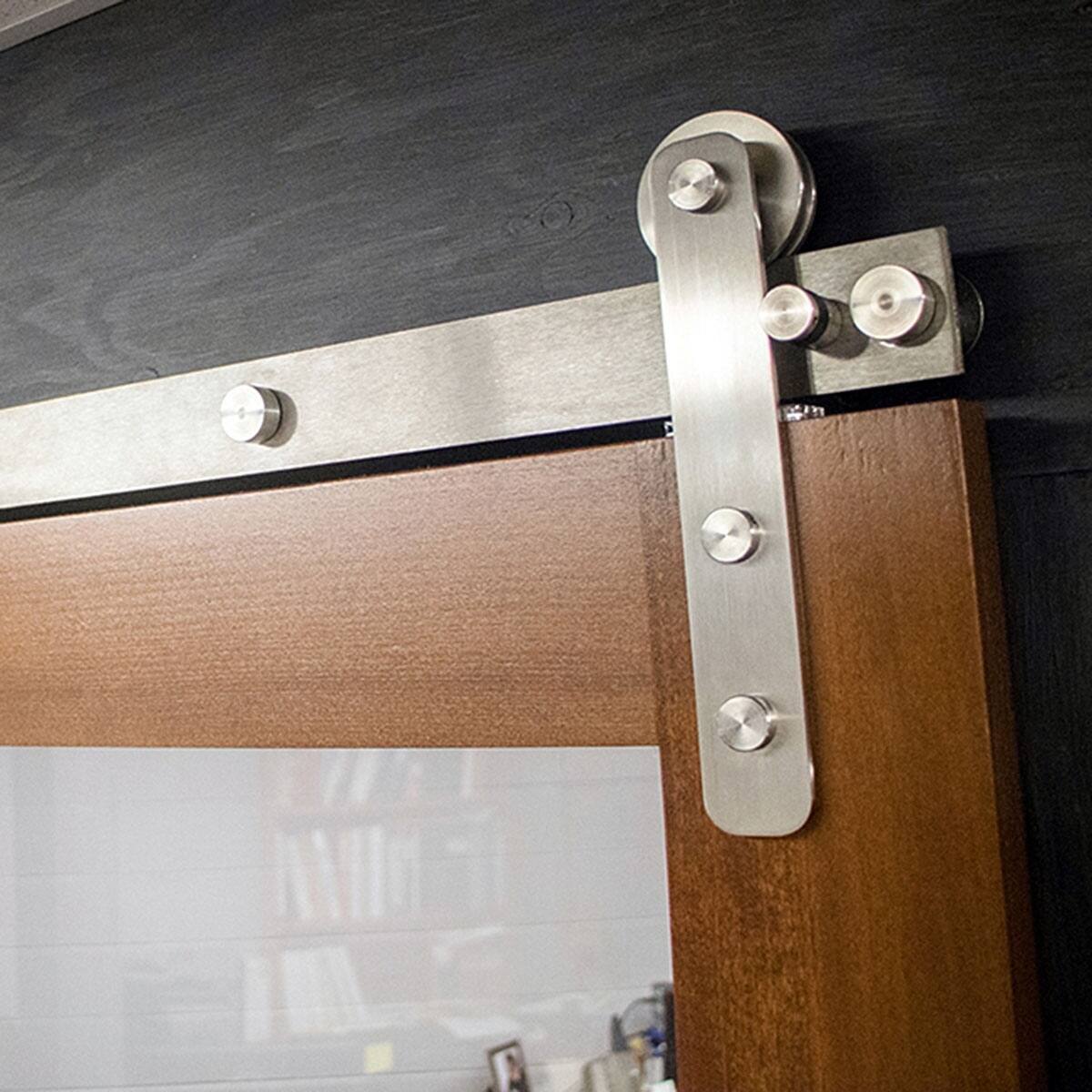 Straight Top Barn Door Hardware Set Bed Bath & Beyond 30708475