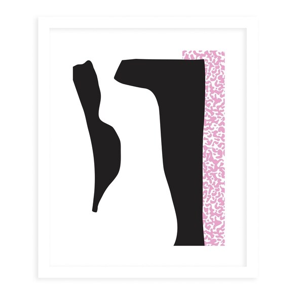 VENUS MEMPHIS White Framed Giclee Print By Vila Capri