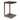 Carbon Loft Lizarrga Metal Frame C-shape End Table with Wooden Top and Bottom
