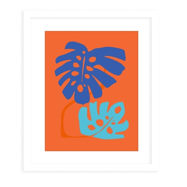SYNTHETIC SYNESTESIA White Framed Giclee Print By Vila Capri