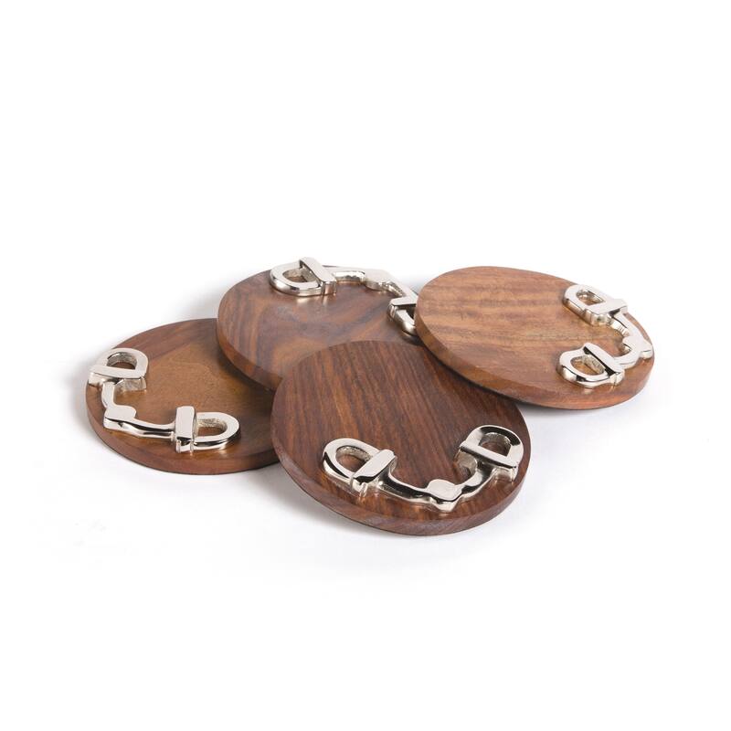 Hip Vintage Warm Natural Coasters (Set of 4)