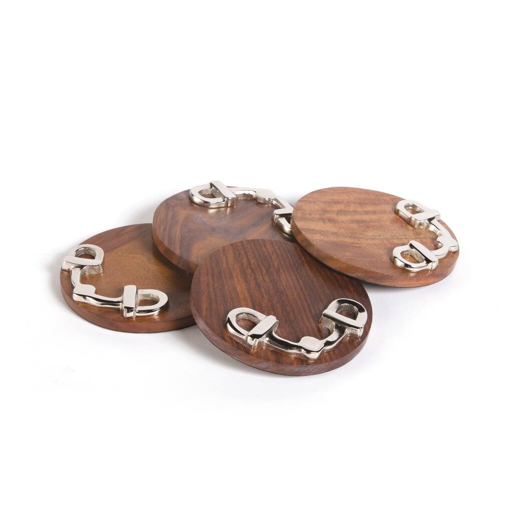 Hip Vintage Warm Natural Coasters (Set of 4)