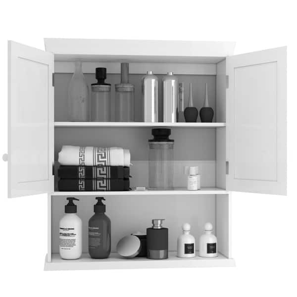 Shop Bathroom Medicine Cabinet Wall Mounted Storage Organizer With Shelf N A On Sale Overstock 30710297