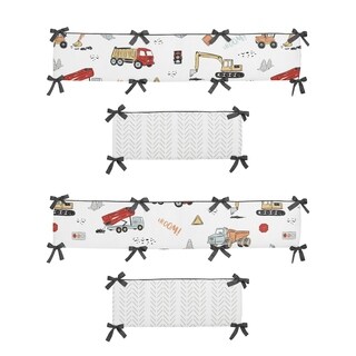 Shop Sweet Jojo Designs Construction Truck Boy Baby Crib Bumper