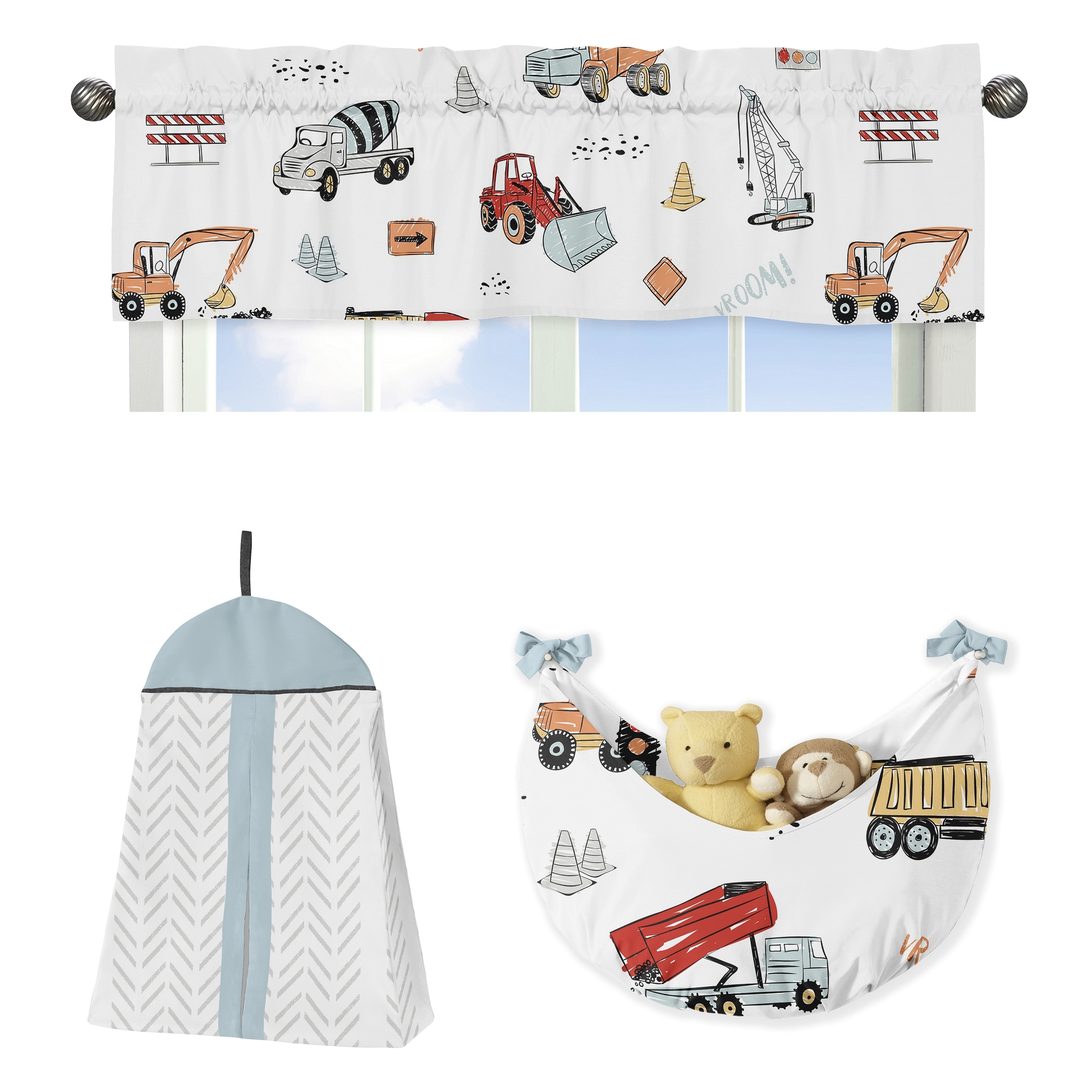 Shop Sweet Jojo Designs Construction Truck Boy 11pc Nursery Crib