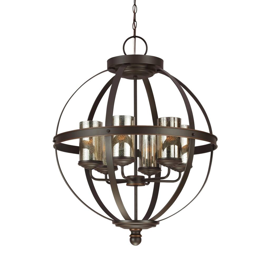 Sea Gull Sfera Autumn Bronze 6-light Chandelier