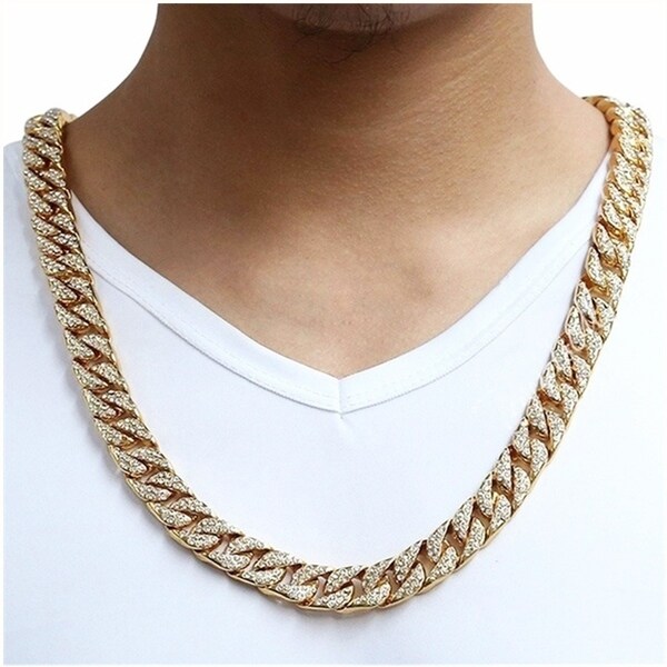 Fully Iced Out Cuban Link Chain Sale 