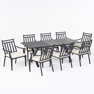 Christopher Knight Home Delmar Outdoor 9 Piece Dining Set