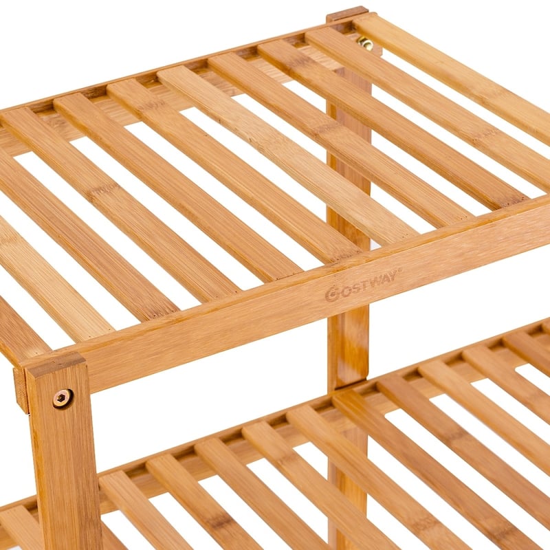 Kaivu 5-tier Bamboo Flower Plant Display Shelf by Havenside Home