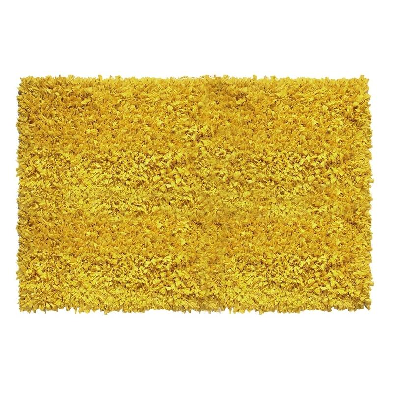 Jersey Shaggy Living Room Rug, Washable Area Rugs, Non Slip Runner Rugs, Runner, Soft Foldable Carpet, Easy To Clean, 5' x 8'