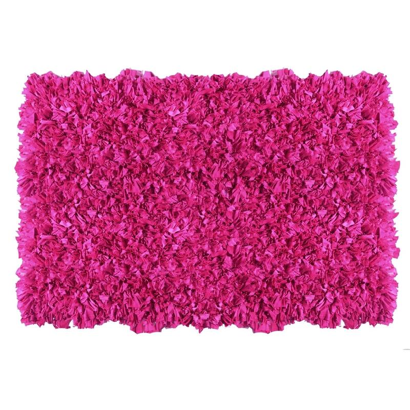 Jersey Shaggy Living Room Rug, Washable Area Rugs, Non Slip Runner Rugs, Runner, Soft Foldable Carpet, Easy To Clean, 5' x 8'