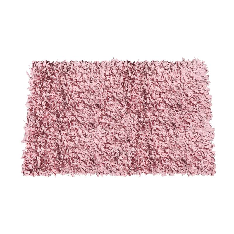 Jersey Shaggy Living Room Rug, Washable Area Rugs, Non Slip Runner Rugs, Runner, Soft Foldable Carpet, Easy To Clean, 5' x 8'