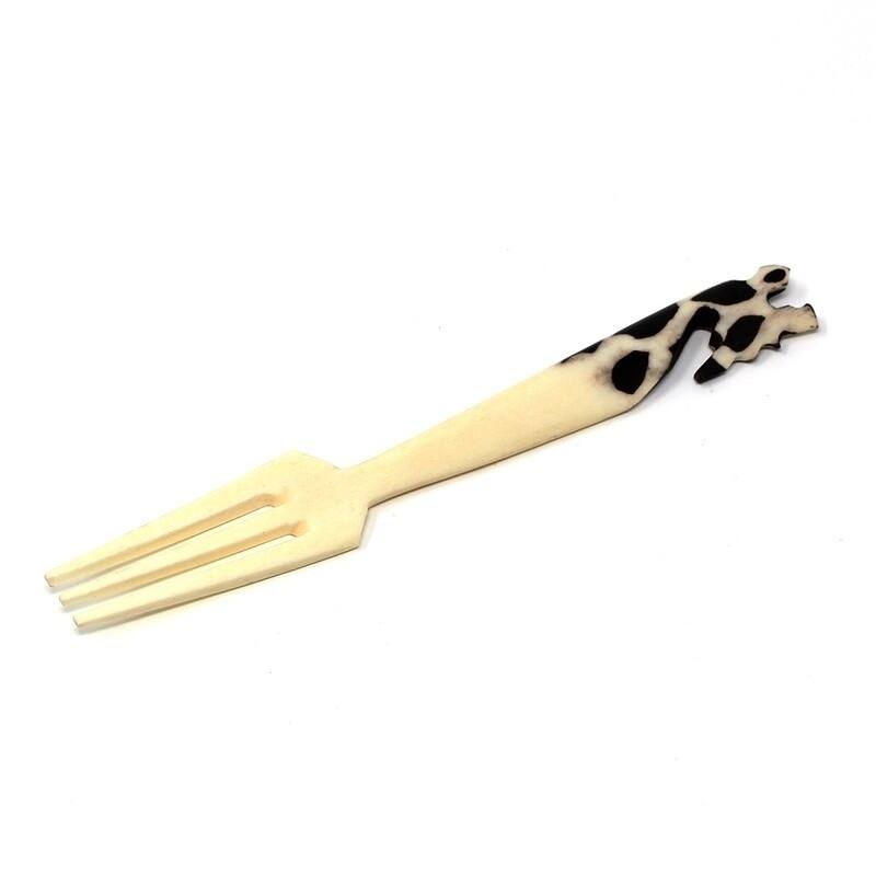 Handmade Natural Bone Batiked Appetizer Set, 3-Piece (Kenya)