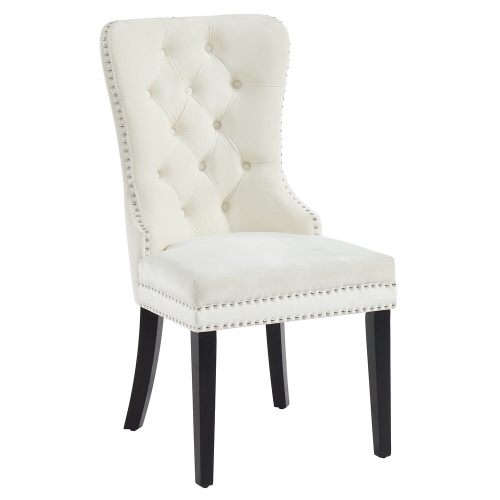 white dining chairs with black legs