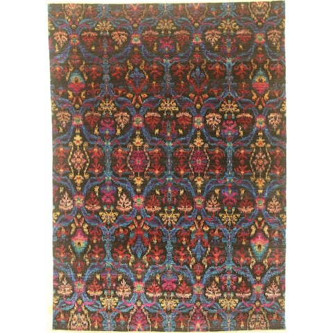 Modern hand-knotted rug - 7'9" X 10'10"