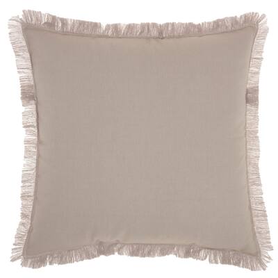 Mina Victory Life Styles Grey Throw Pillow, (18" x 18")