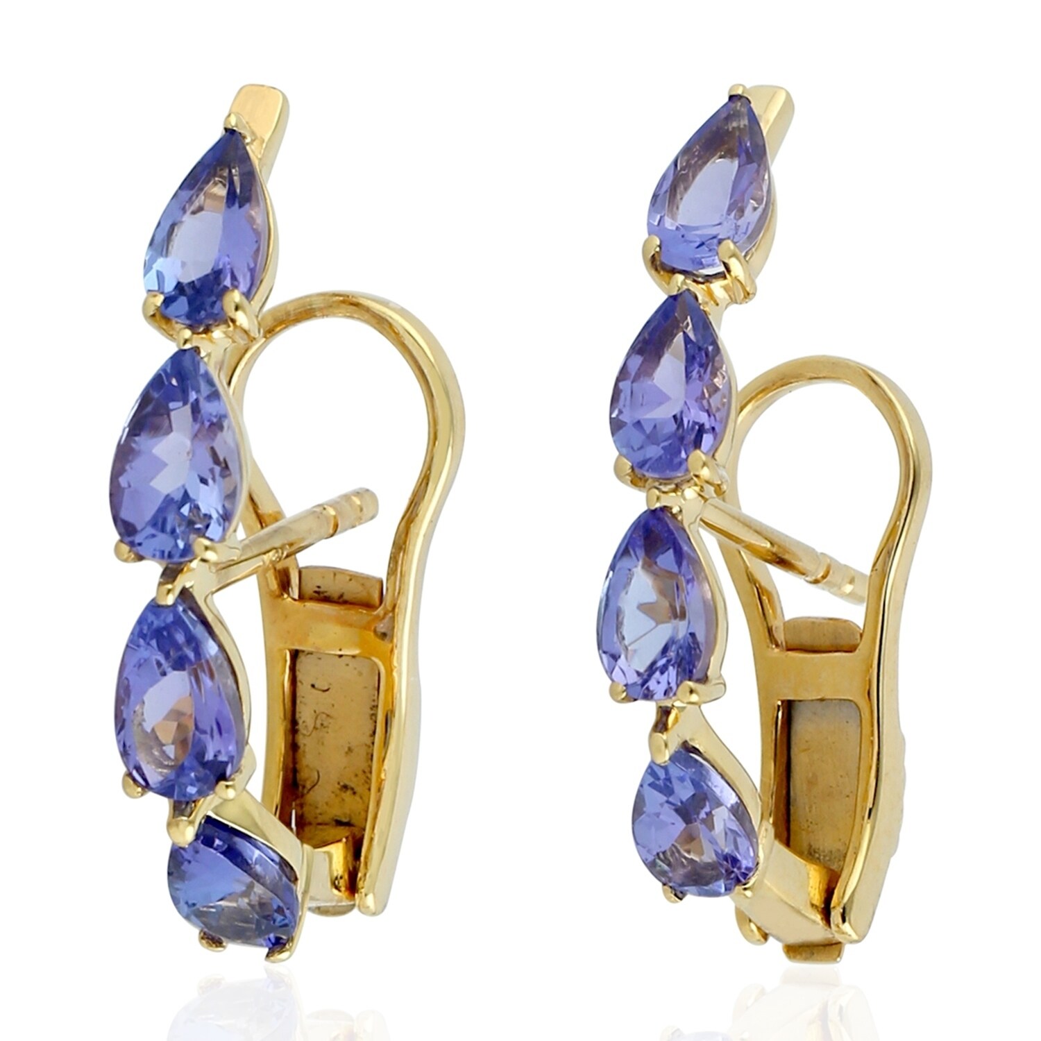 designer gold stud earrings