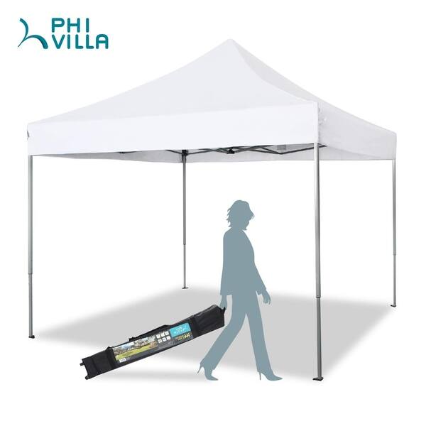 PHIVILLA 10' x 10' Pop Up Outdoor Canopy Tent Commercial Instant