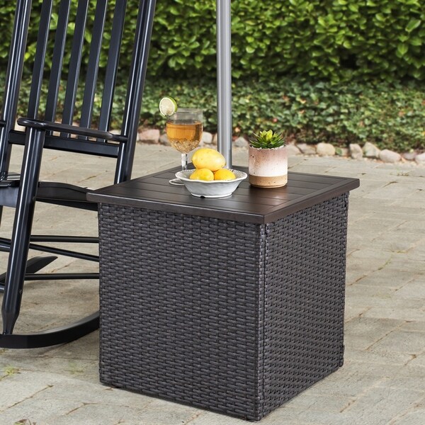 umbrella stand side table