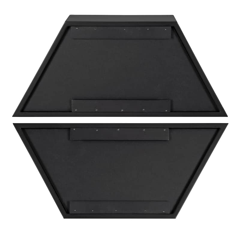Kate and Laurel Camellia Wall Shelf Set, Set of 2 - 2 Piece