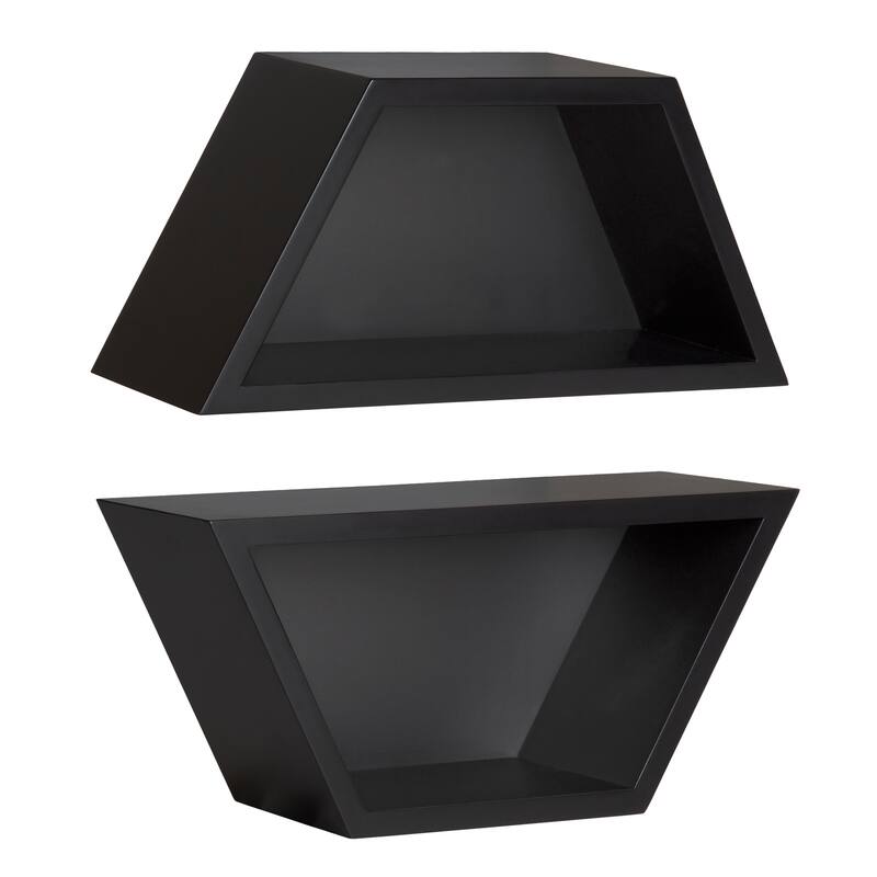 Kate and Laurel Camellia Wall Shelf Set, Set of 2 - 2 Piece
