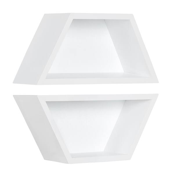 Geometric Square Wall Shelf with 5 Openings - Bed Bath & Beyond