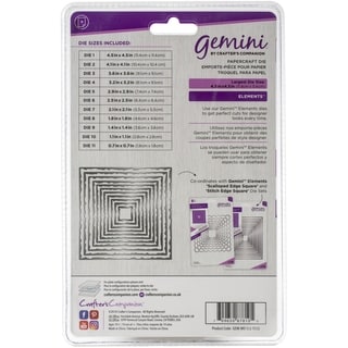 Your Choice Gemini Elements Torn Edge Nesting Dies by Crafter/'s Companion