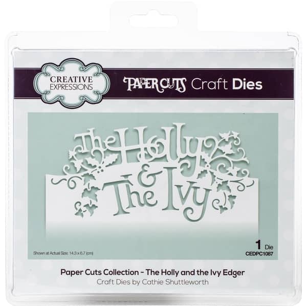 Creative Expressions Paper Cuts Craft Dies-The Holly /& The Ivy