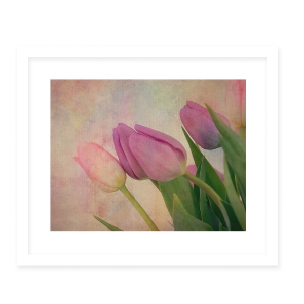 SPRINGTIME White Framed Giclee Print By Robin Delean