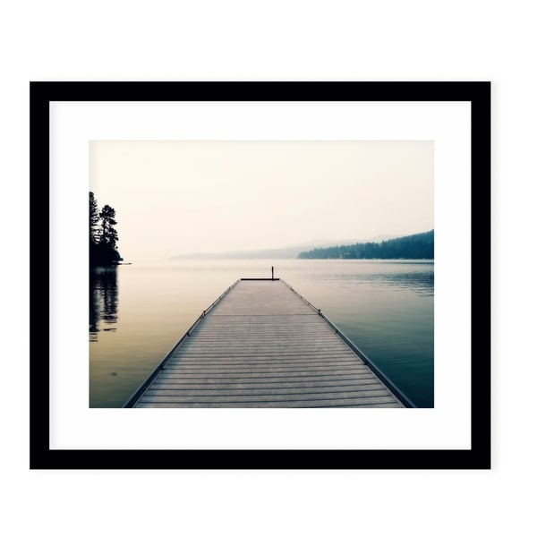 TRANQUILITY Black Framed Giclee Print By Robin Delean