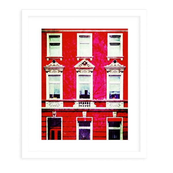 PALMA FOUR VINTAGE HAUS White Framed Giclee Print By Jolina Anthony