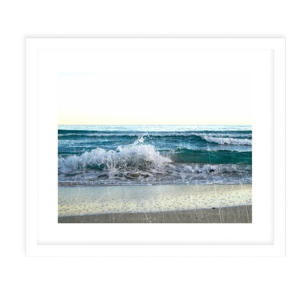 SEA VINTAGE TWO White Framed Giclee Print By Jolina Anthony