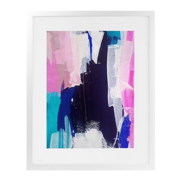 SECRET GARDEN White Framed Giclee Print By Maggi McDonald