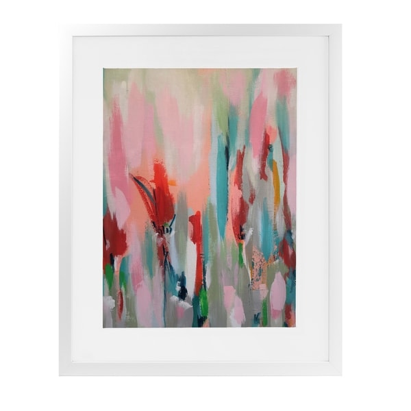 TASTE BUD DREAMS White Framed Giclee Print By Susan Skelley