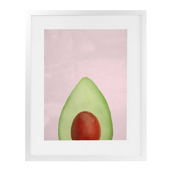 AVOCADO TOP White Framed Giclee Print By Vivid Atelier