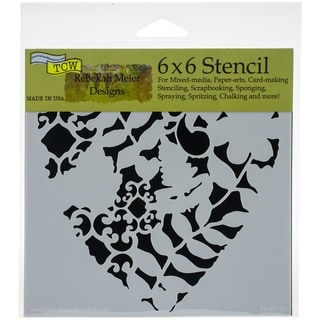 Shop Crafter's Workshop Template 6"X6"-Dancing Leaves - Overstock - 8993896