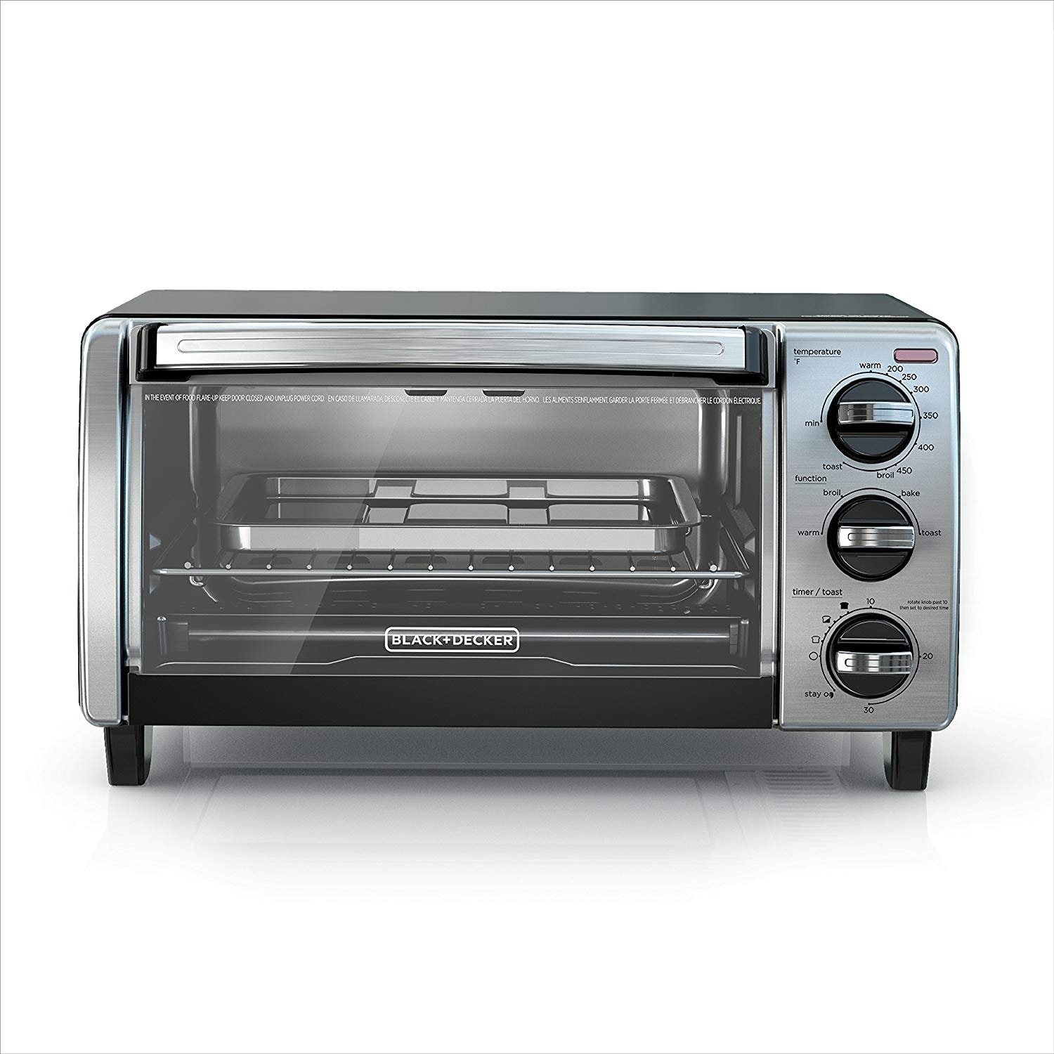 Shop Black Decker To1750sb 4 Slice Toaster Oven With Natural