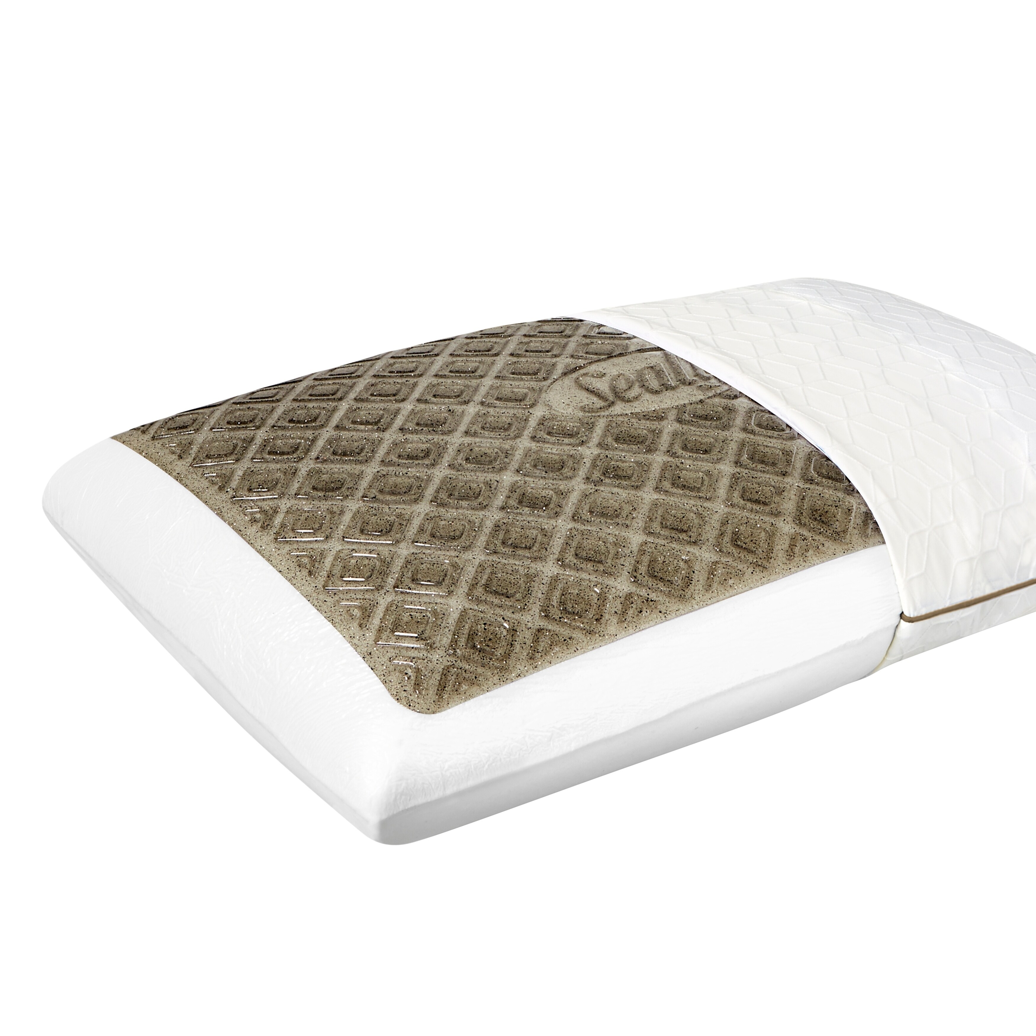 memory foam pillow with infused gel