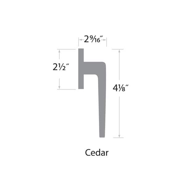 Cedar Lever