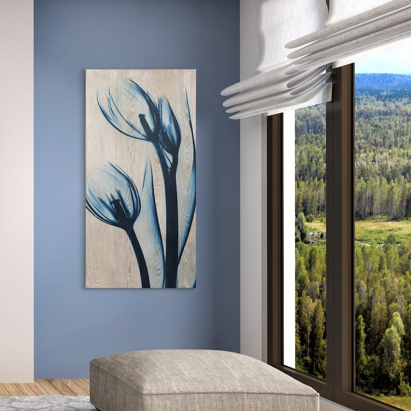 Carson Carrington Blue Tulip Giclee Wall Art
