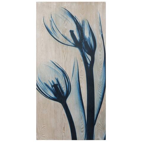Carson Carrington Blue Tulip Giclee Wall Art
