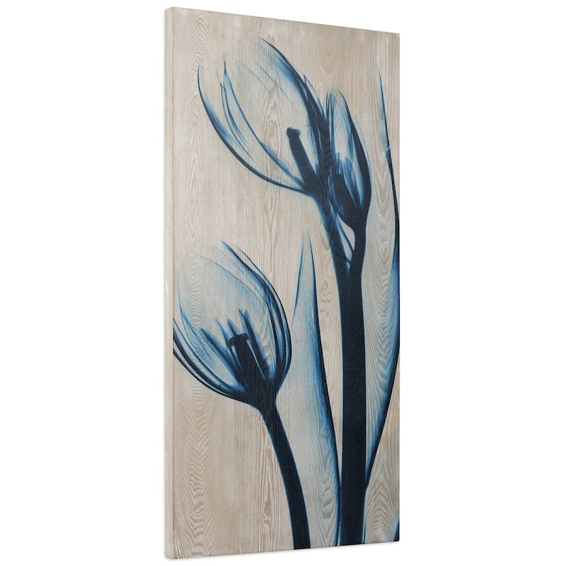 Carson Carrington Blue Tulip Giclee Wall Art