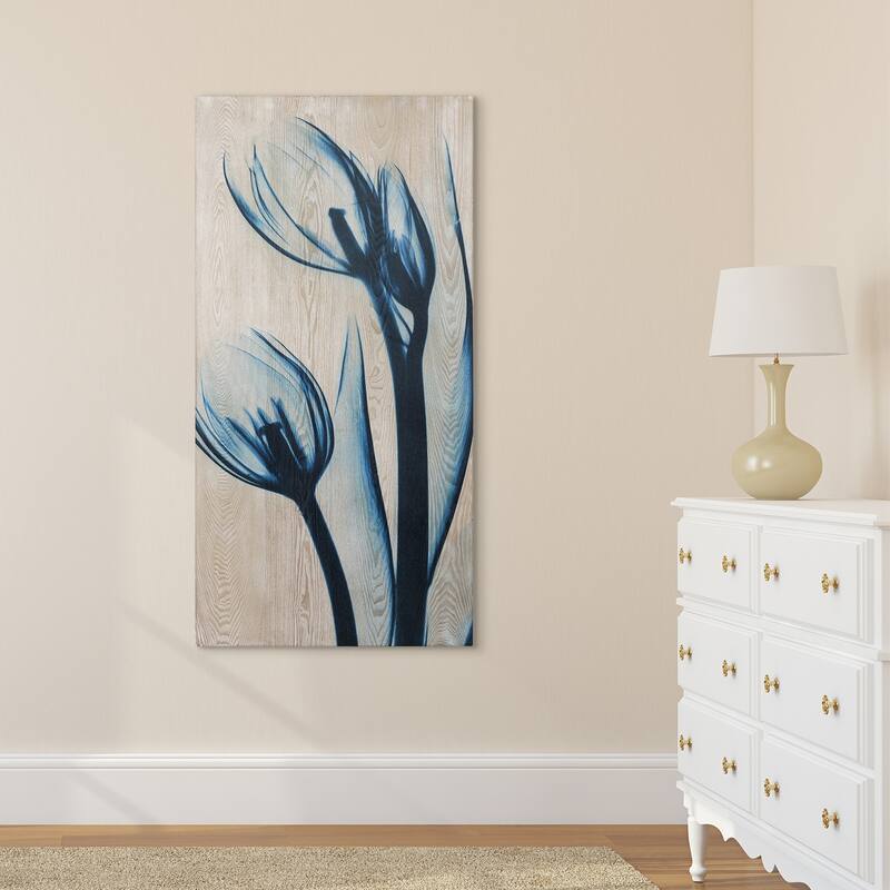 Carson Carrington Blue Tulip Giclee Wall Art
