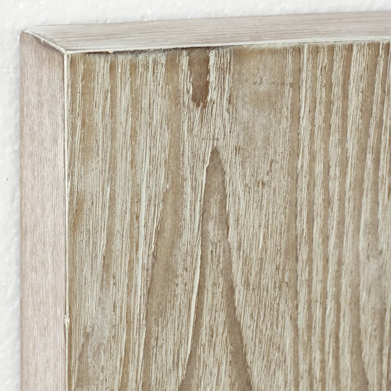 Coastal Palm Fine on Hand Finished Ash Wood Wall Art - Diptych Set
