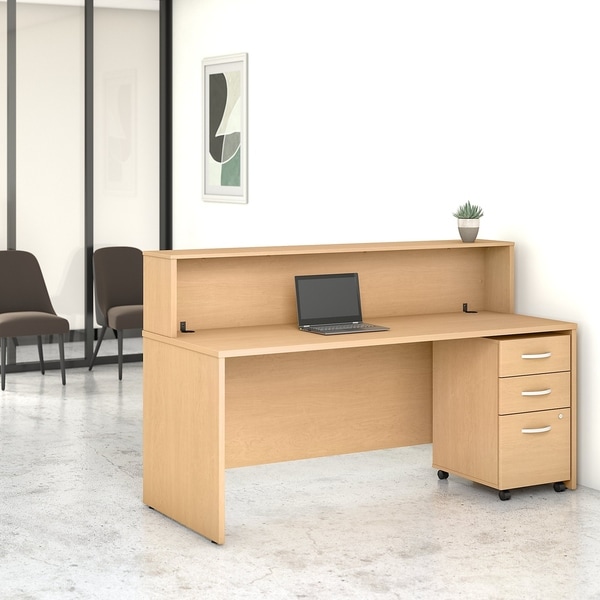 Studio C 72W Reception Desk with Drawers by Bush Business Furniture