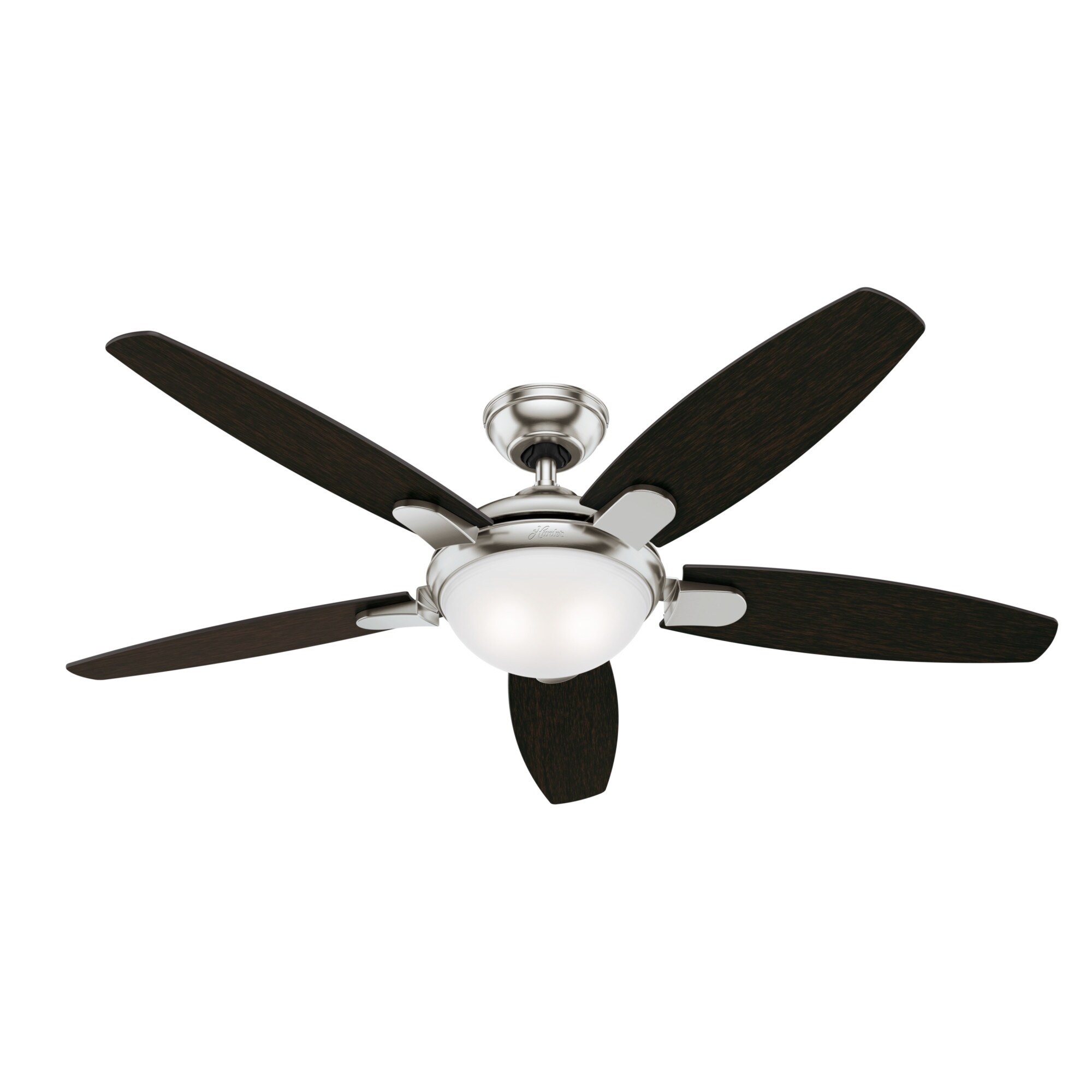 Hunter 54 Contempo Ceiling Fan With Led Light Kit And Remote Ceiling Fan With Led Light Kit